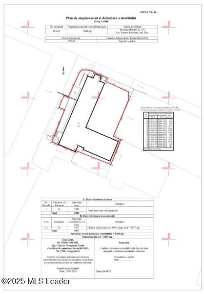Danubiana de vanzare spatiu birouri si depozitare, teren